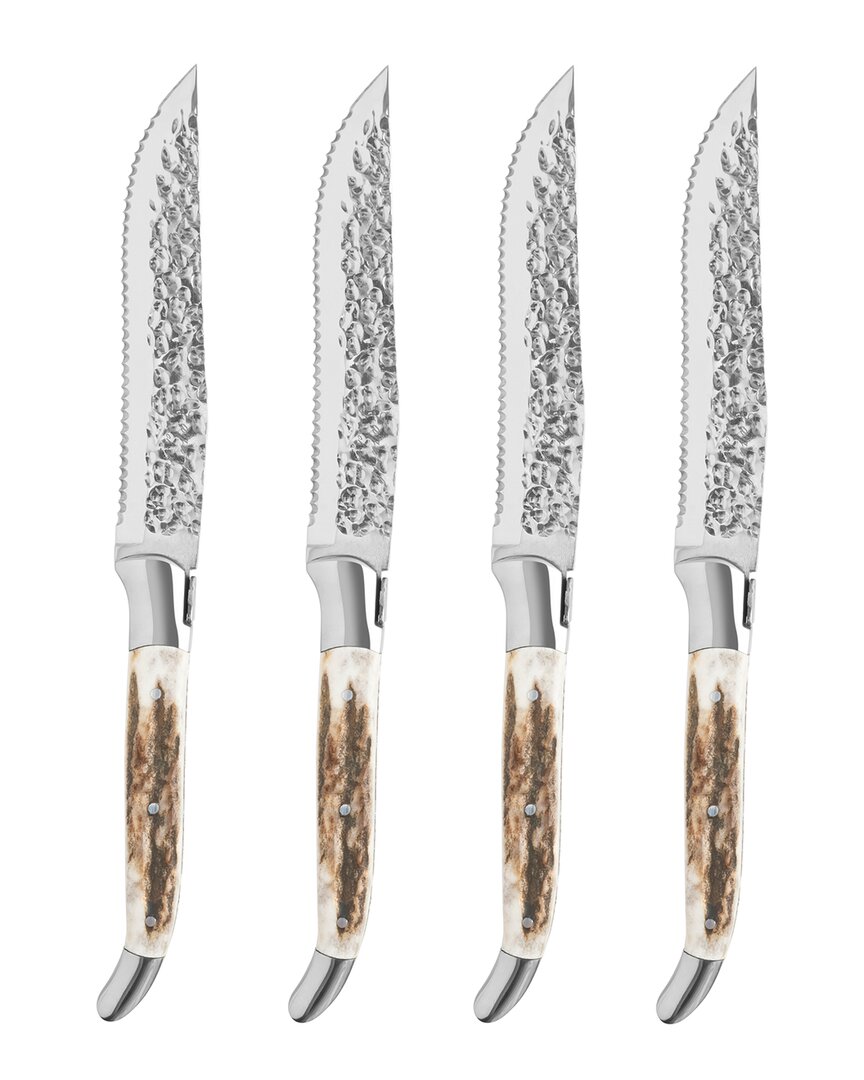 Shop French Home Laguiole Connoisseur Bbq Steak Knives, Set Of 4