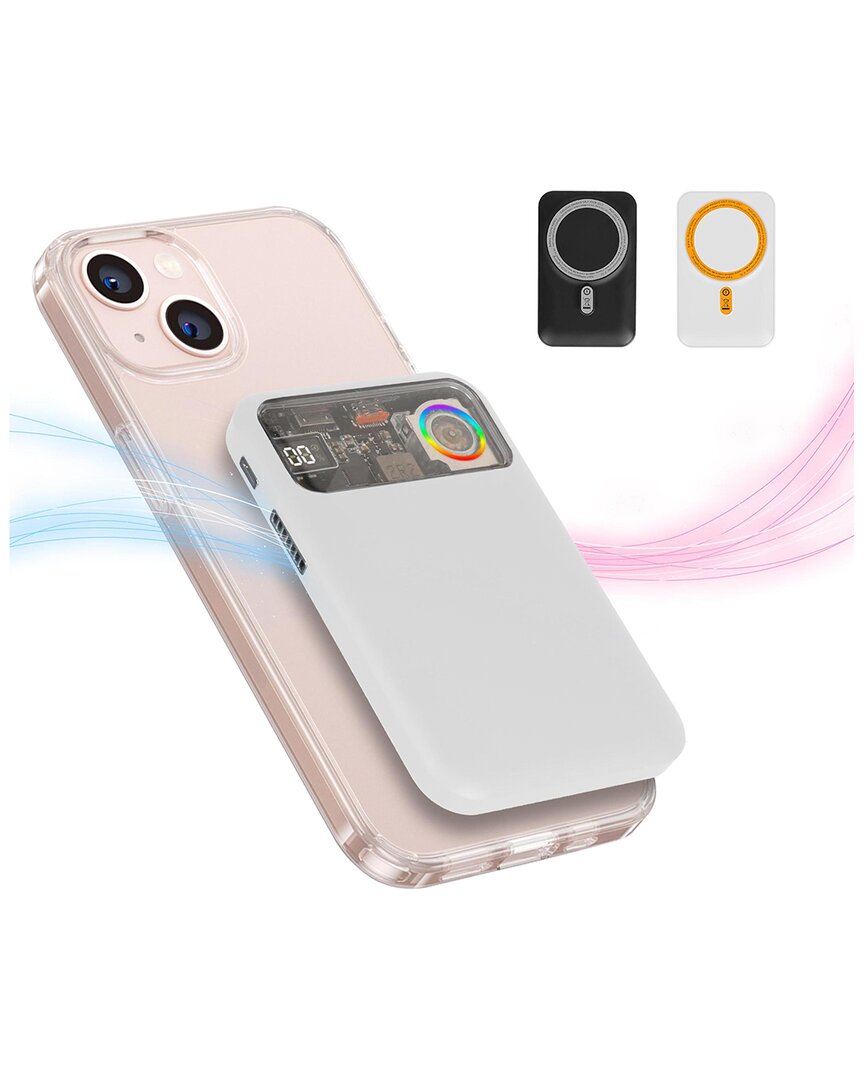 Fresh Fab Finds Magsafe Wireless Power Bank In White