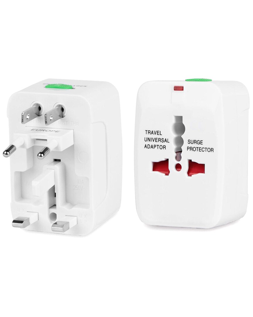 Fresh Fab Finds Universal Travel Adapter In White