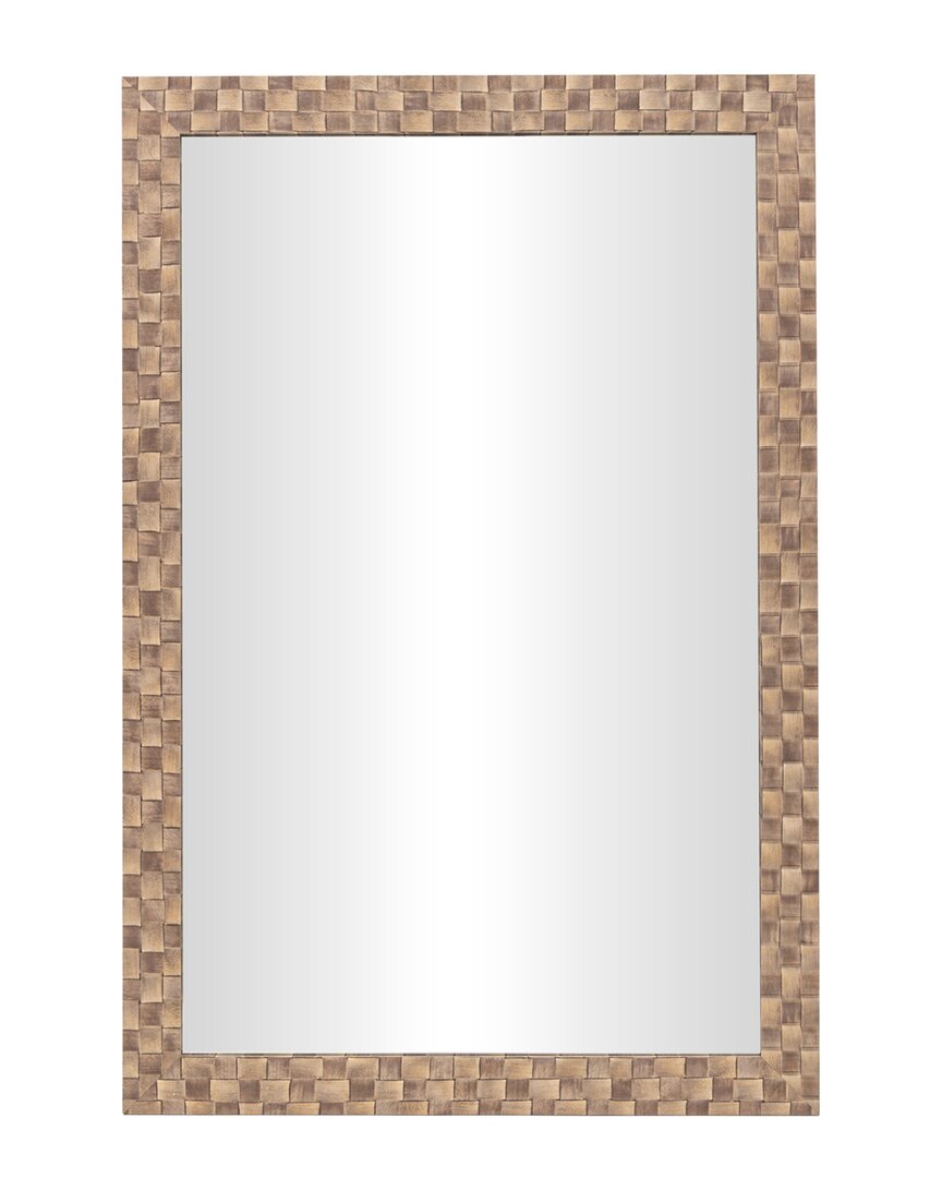 Peyton Lane Wall Mirror In Brown