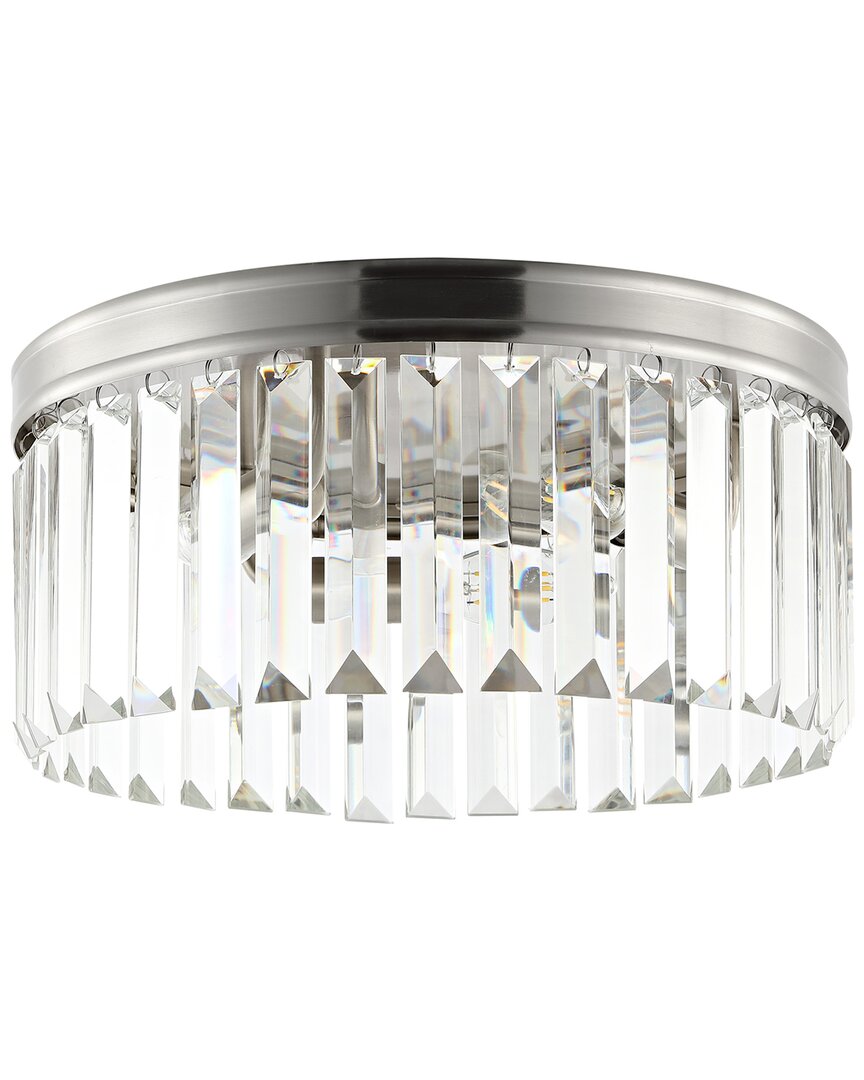 Safavieh Ruslen Flush Mount In Nickel