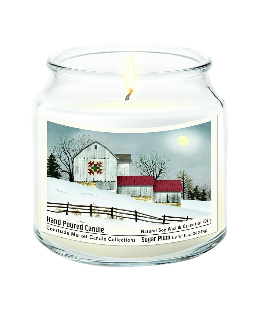 Courtside Market Wall Decor Courtside Market Quilted Barn Candle In Multi