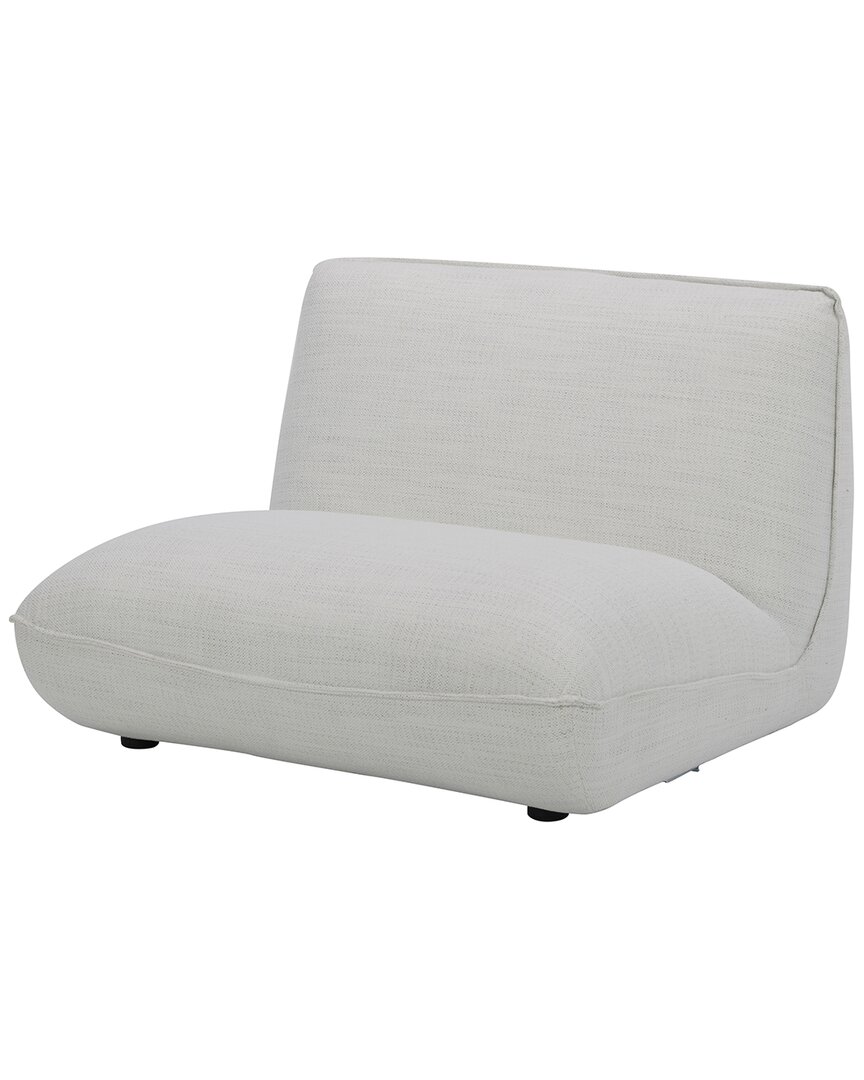 Moe's Home Collection Zeppelin Slipper Chair In White