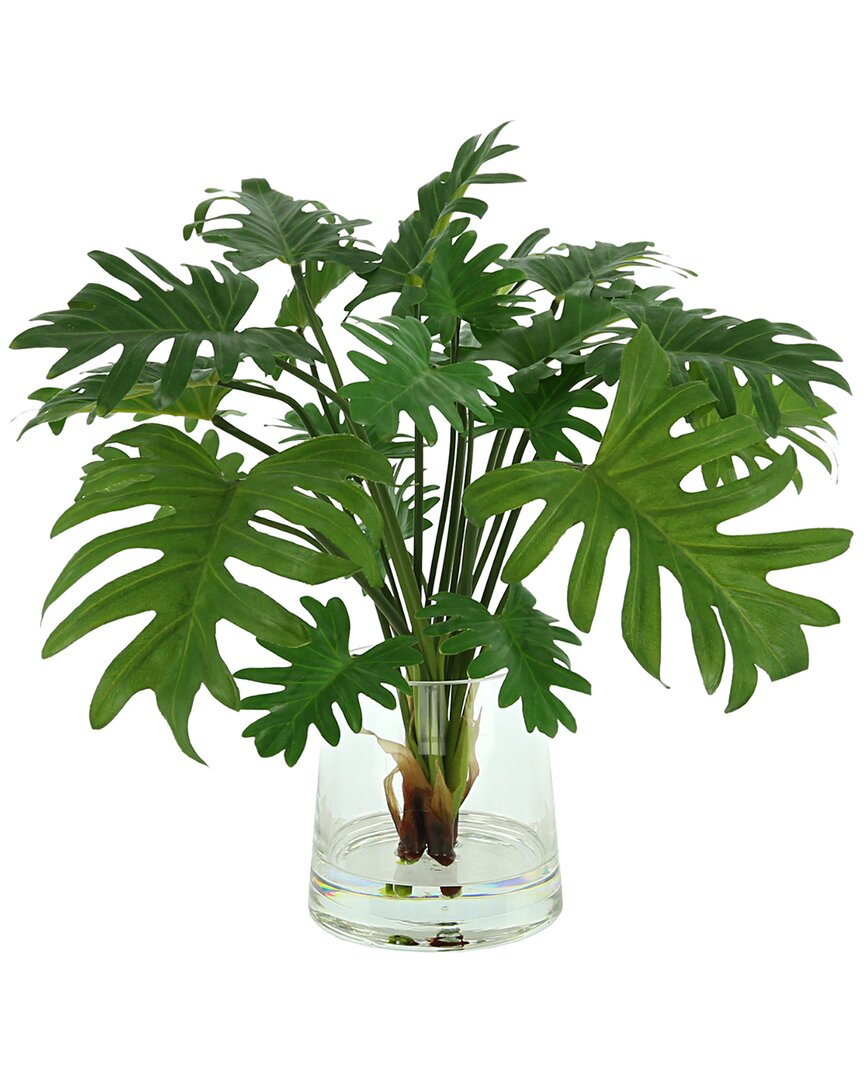 Creative Displays Split Philo Leaf Floral Arrangement In Green