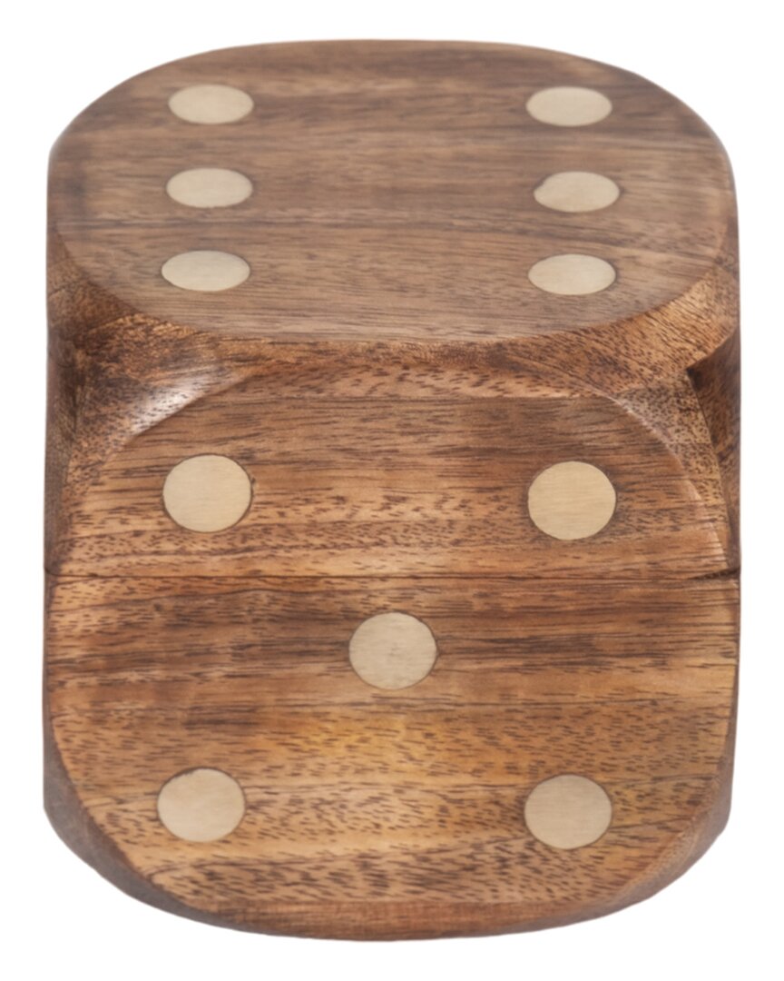 Sagebrook Home 4in Dice Box With Dice