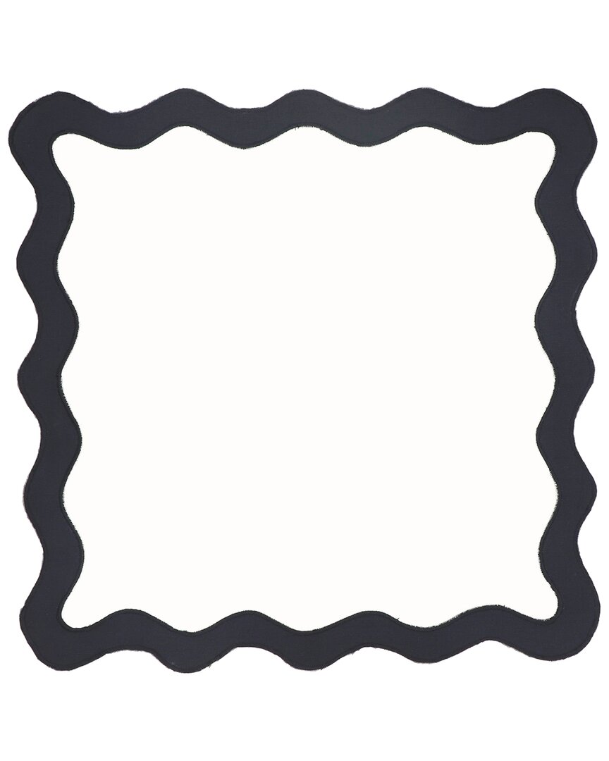 Tov Furniture Set Of 4 Scalloped Edge Cotton Placemats
