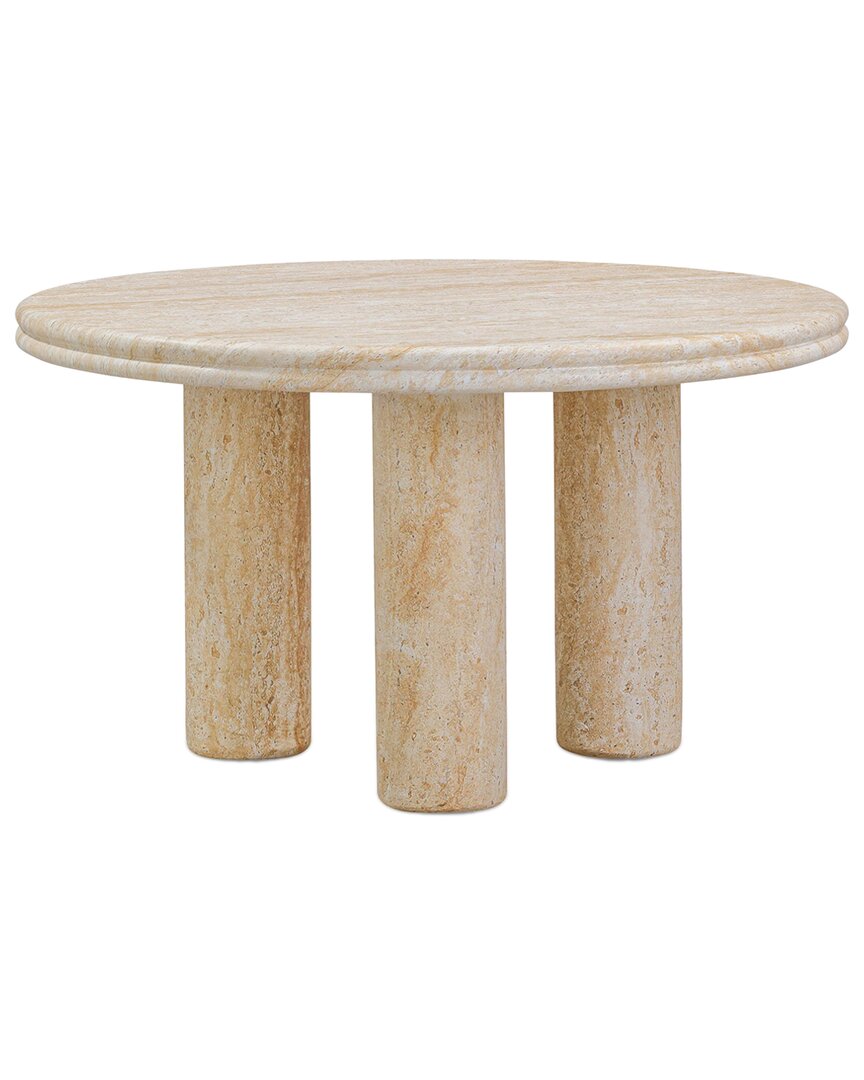 Tov Furniture Amora 26in Round Accent Table In Neutral