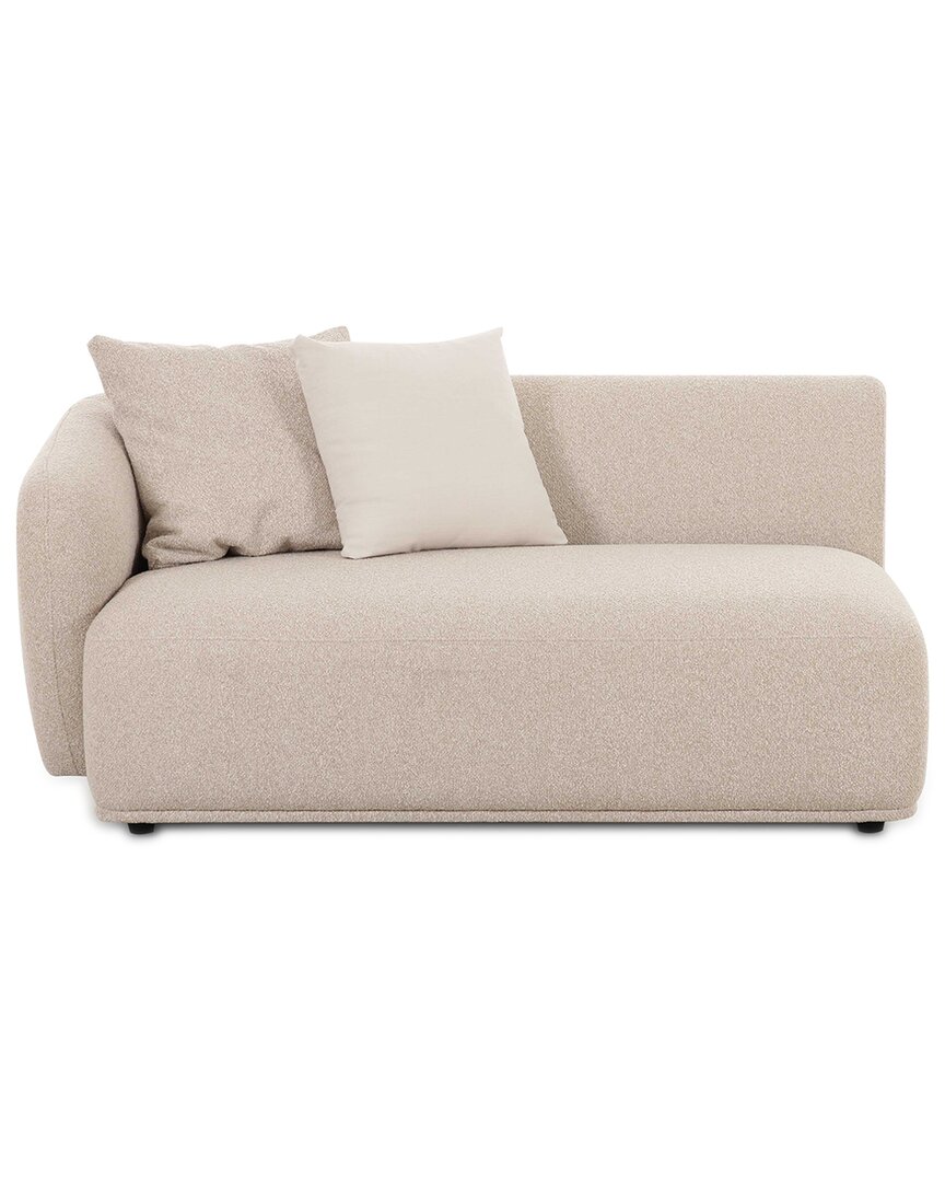 Tov Furniture Sylvie Cream Boucle Left Arm 2-seater Loveseat