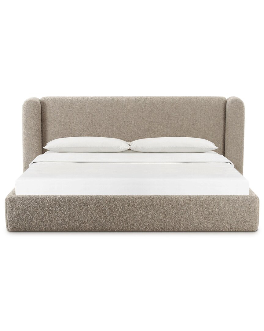 Tov Furniture Babette Tan Boucle King Bed