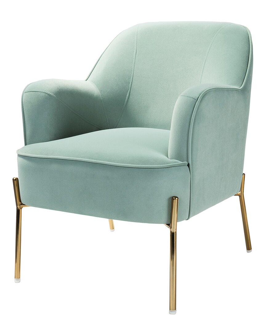 Home Design Nora Velvet Accent Chair/Armchair