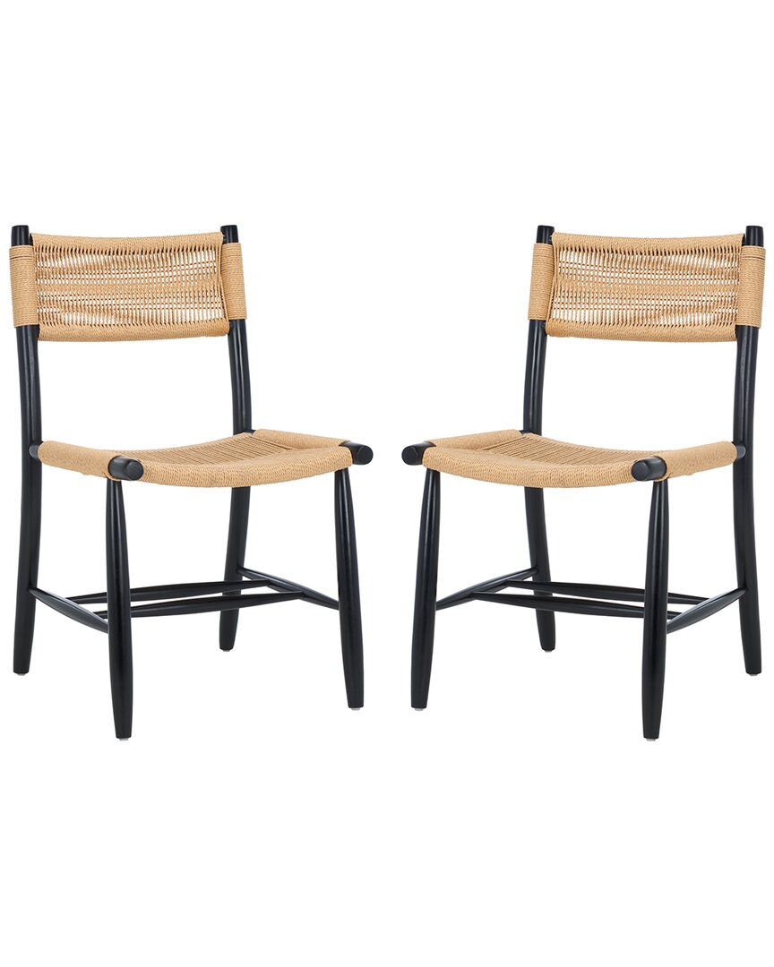 Safavieh Set Of 2 Masha Rope Dining Chairs