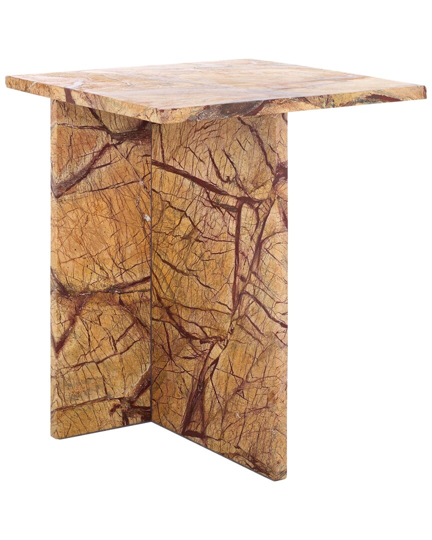 Safavieh Couture Adriano 2-leg Marble Accent Table