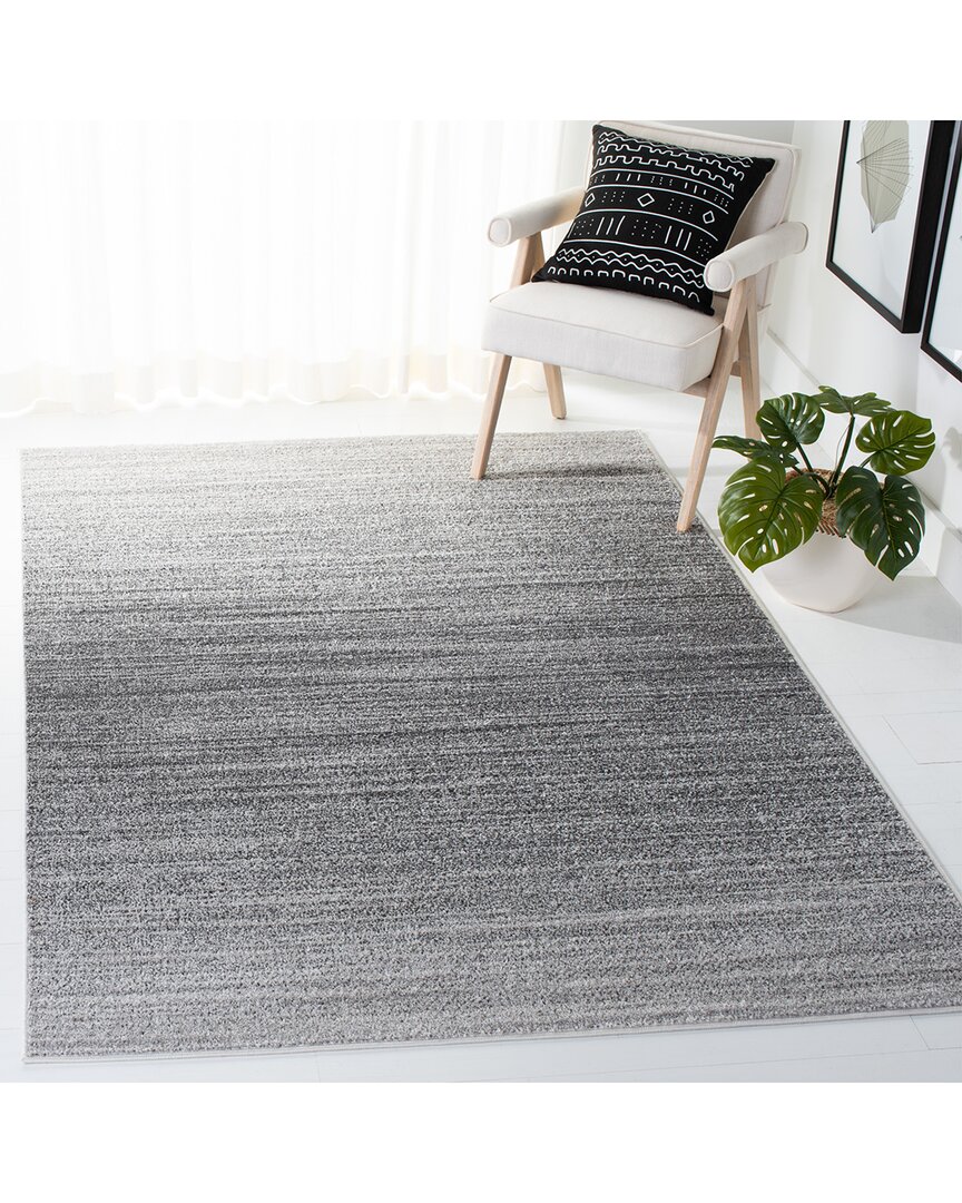 Safavieh Adirondack Machine Made Area Rug, Grey / Ivory Contemporary Style Easy Care In Gray