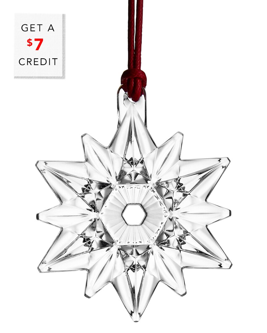 Waterford Mini Star Ornament In Clear