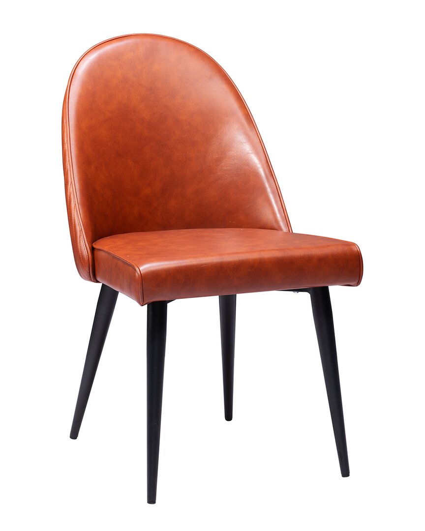 Zuo Modern Set Of 2 Silloth Armless Dining Chairs