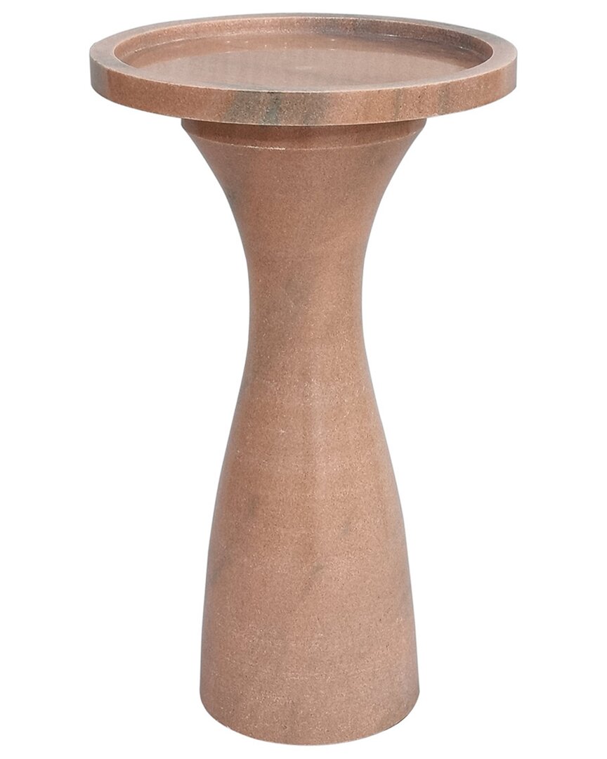 Bassett Mirror Baird Marble Accent Table