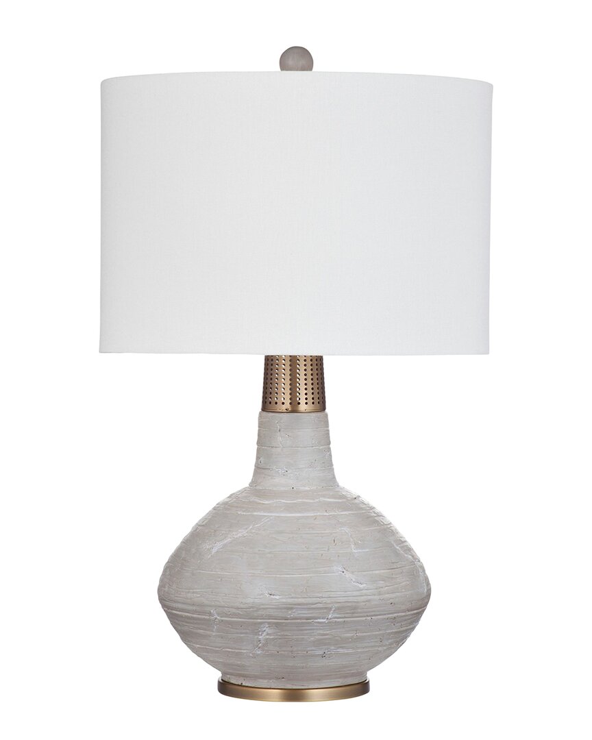 Bassett Mirror Alyssa Table Lamp In Grey