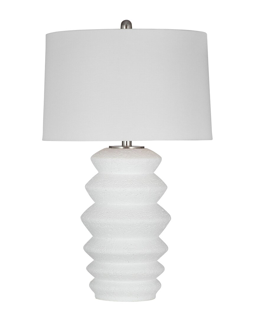 Bassett Mirror Hess Table Lamp In White