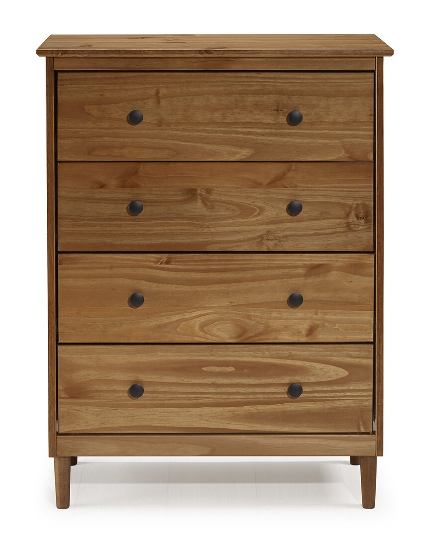 Hewson Modern 4-drawer Dresser In Caramel