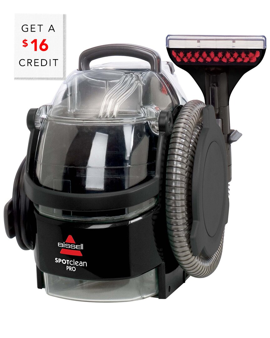 Bissell Spotclean Pro Canister Carpet Cleaner With $16 Credit In Black