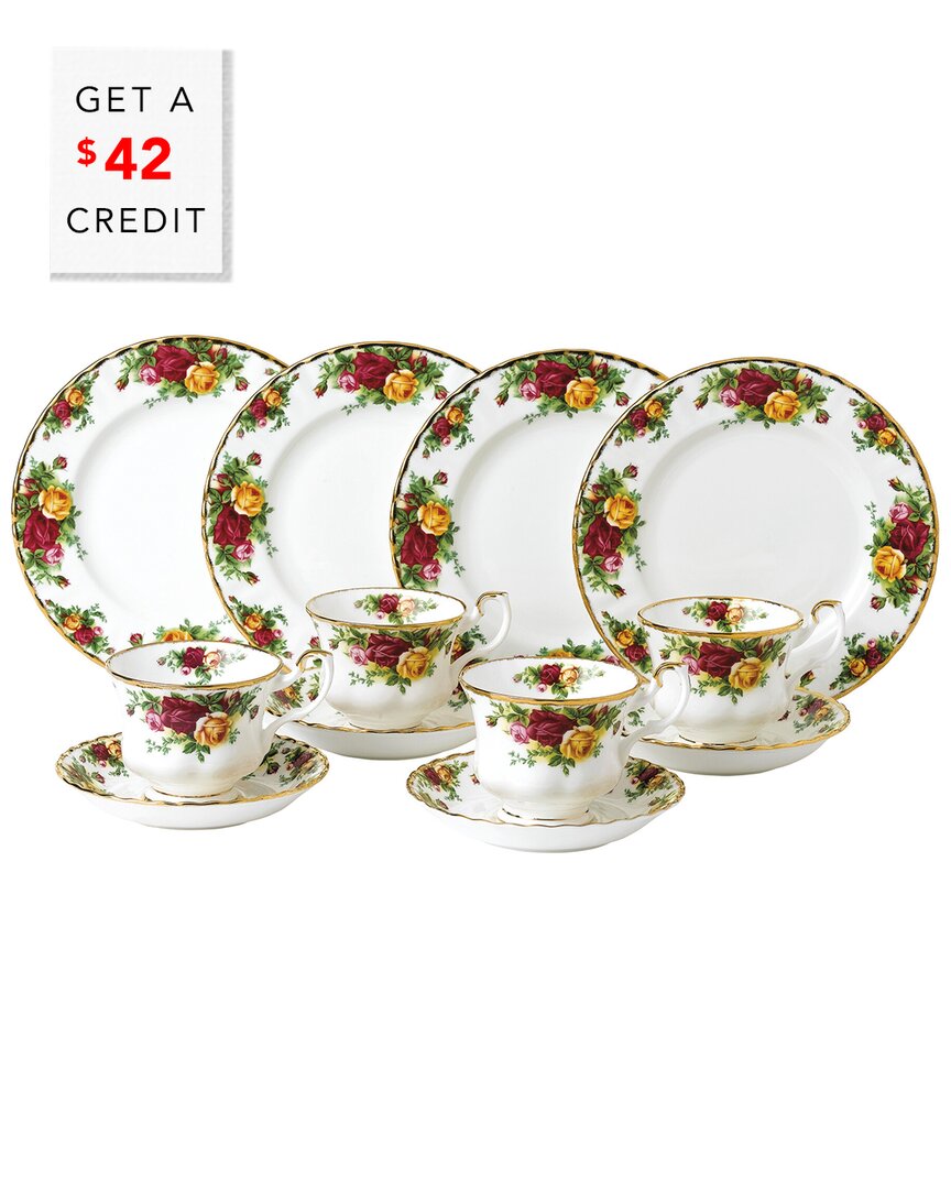 Royal Albert Old Country Roses 12pc Dining Set