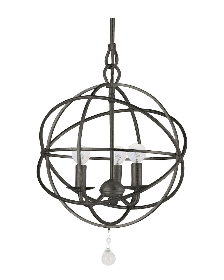 Crystorama 3-light Solaris Mini Chandelier