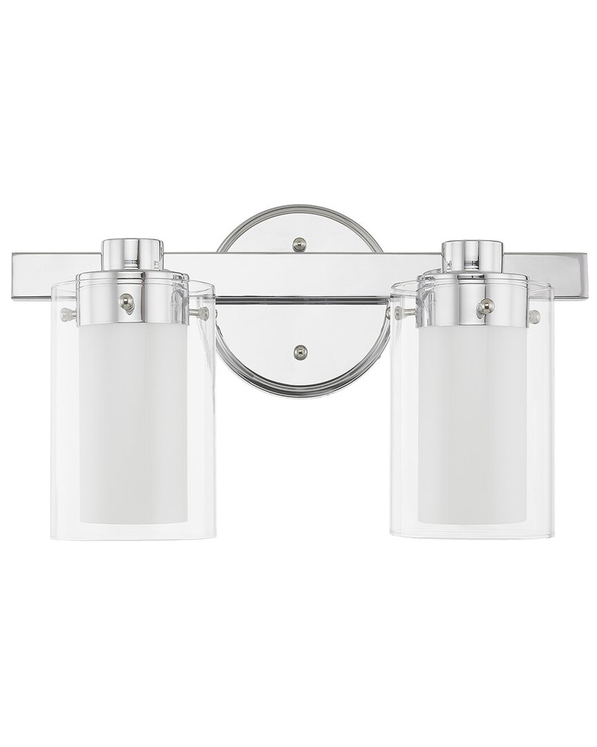 Livex Lighting Manhattan 2-light Polished Chrome Bath-light