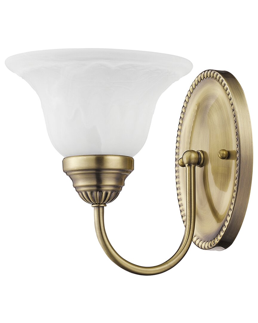 Livex Lighting Edgemont 1-light Antique Brass Bath-light