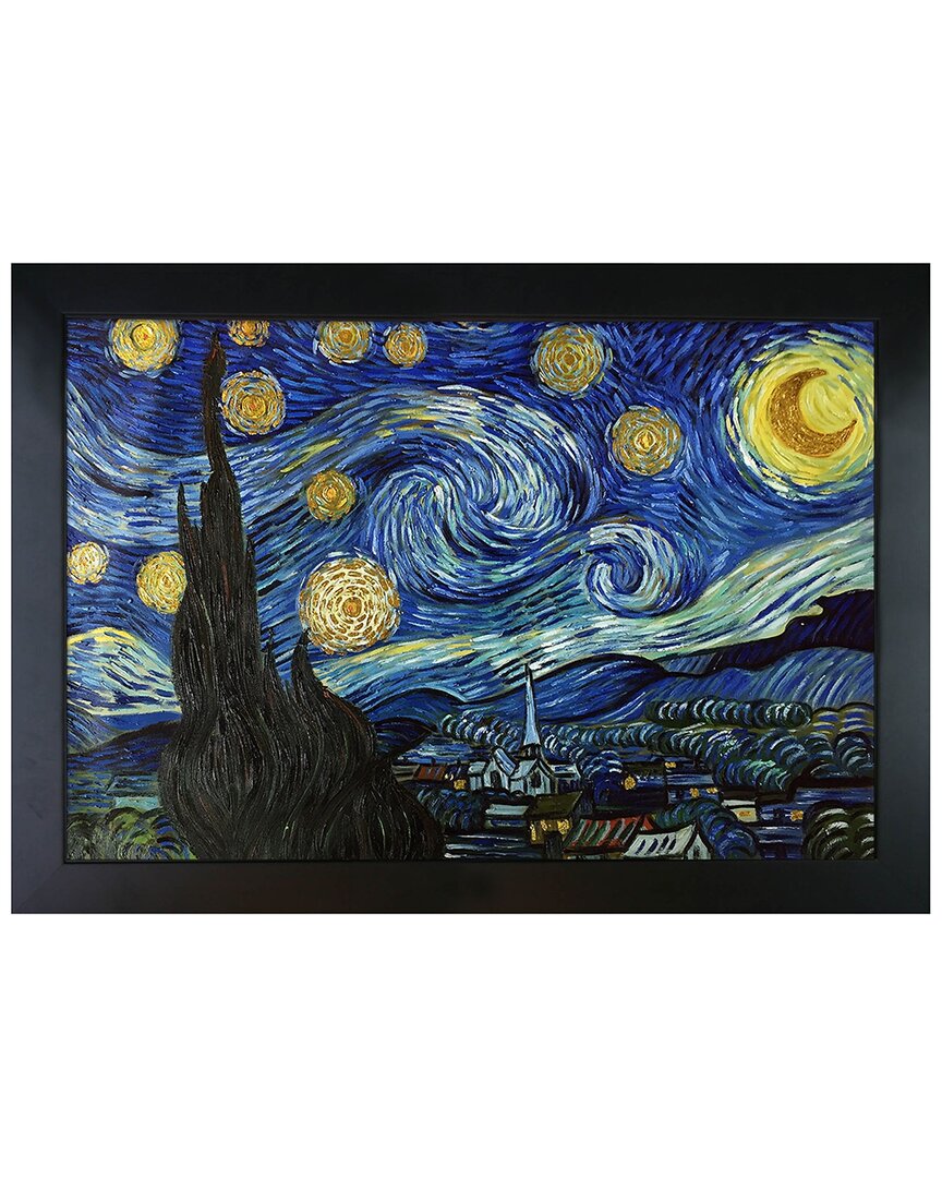 La Pastiche Starry Night (luxury Line) By Vincent Van Gogh Wall Art