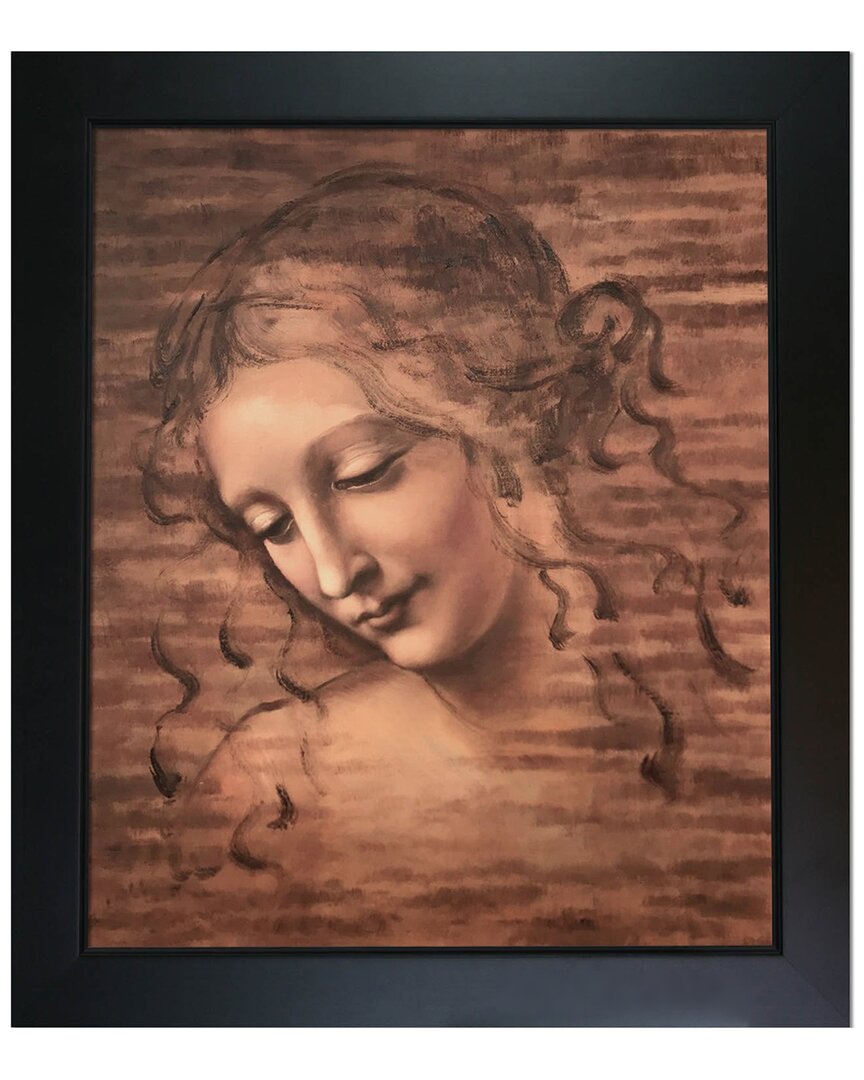 La Pastiche Female Head (la Scapigliata) By Leonardo Da Vinci Wall Art