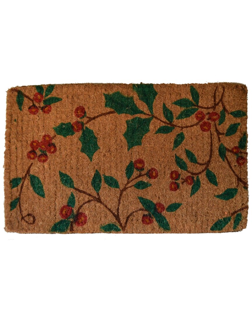 Imports Decor Holly Princes Hand-made Doormat