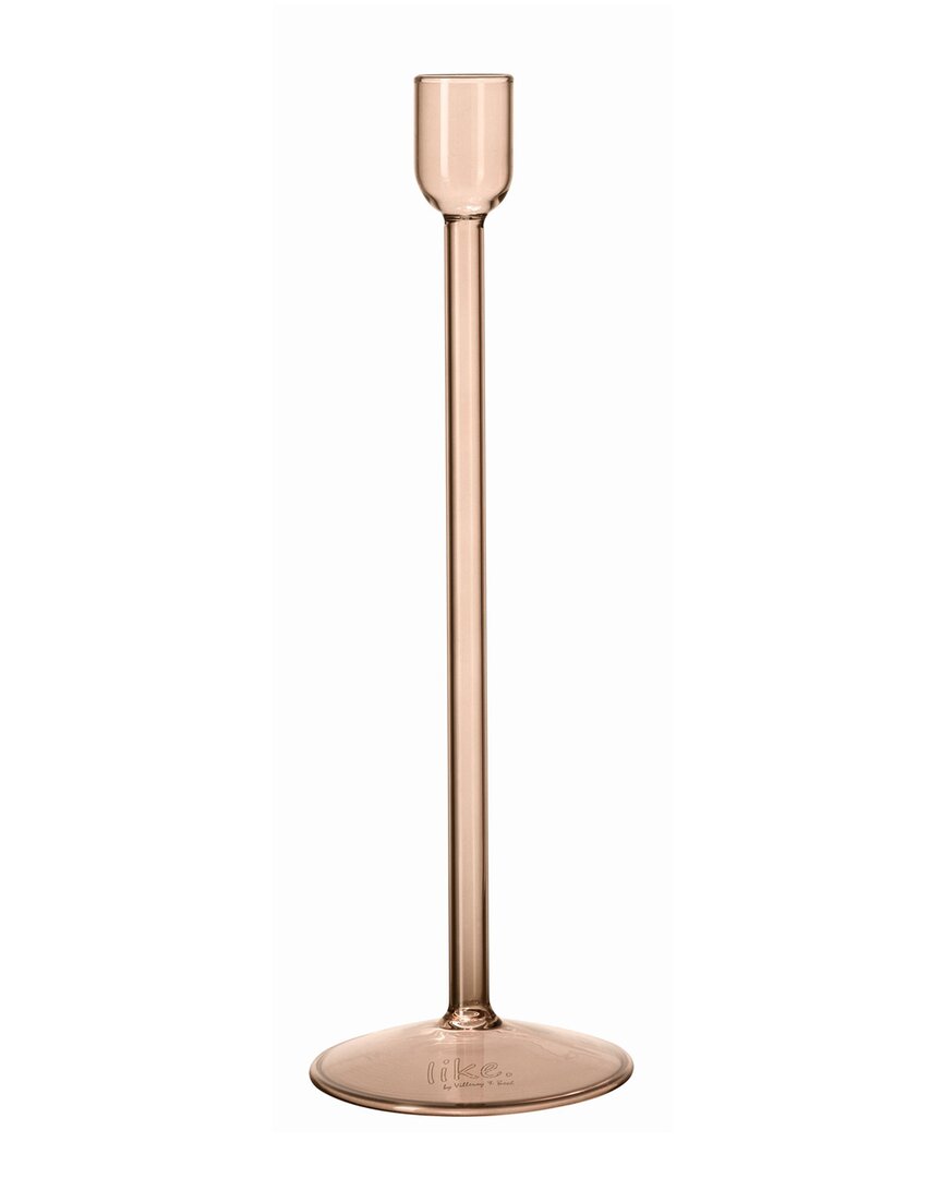 Villeroy & Boch Bubble Candleholder Clay Large In Orange