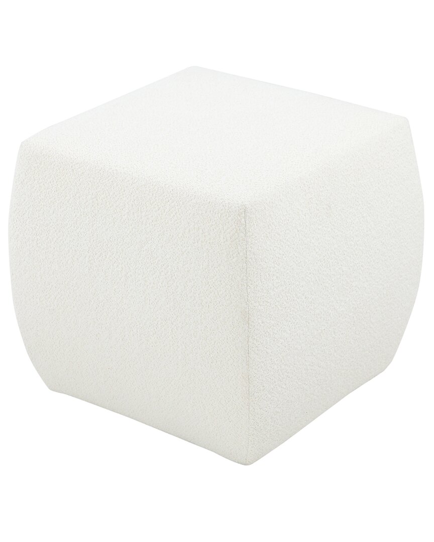Pangea Home Avah Ottoman In White