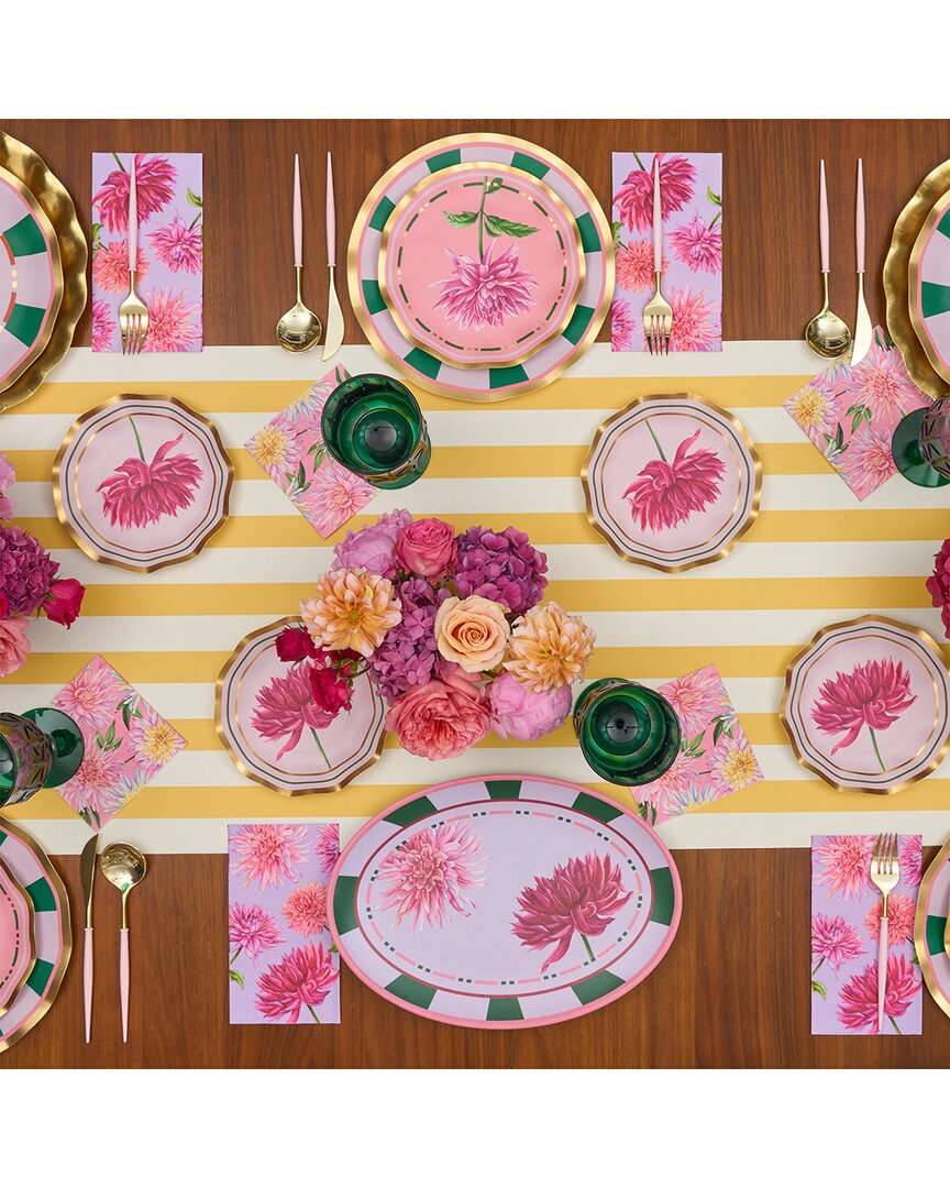 Sophistiplate Dahlia Garden 88pc Table Setting - Service For 16