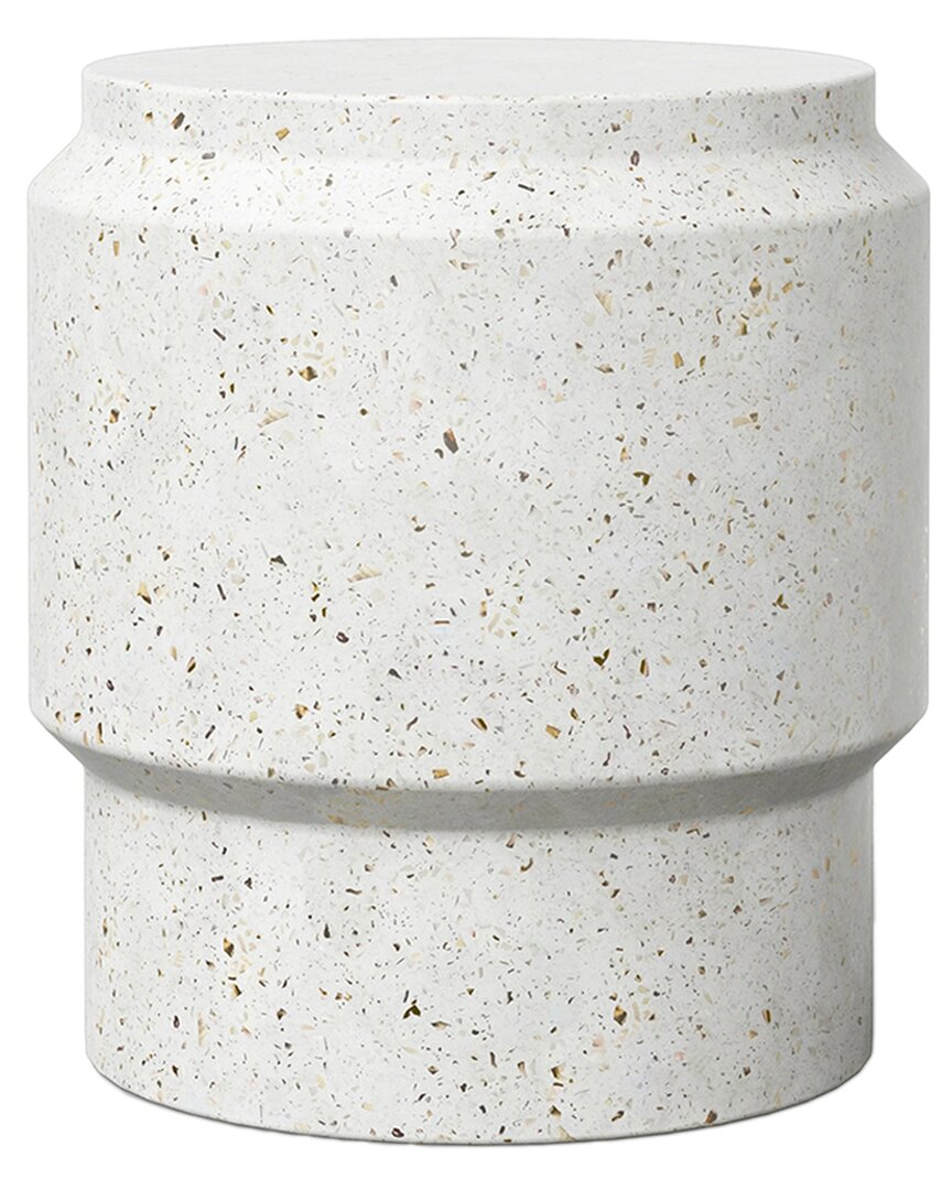 Urbia Mixx Barrel Stool Ivory Terrazzo