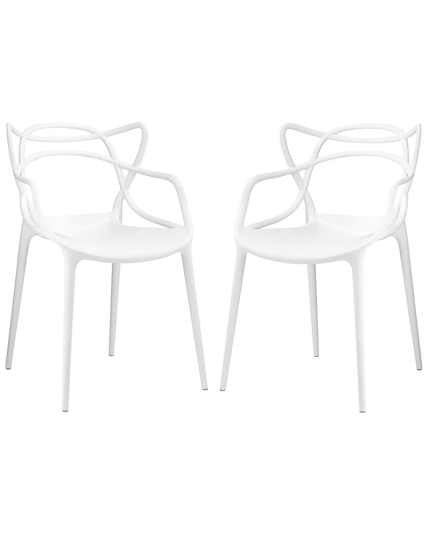 Modway Entangled Dining Chairs Set