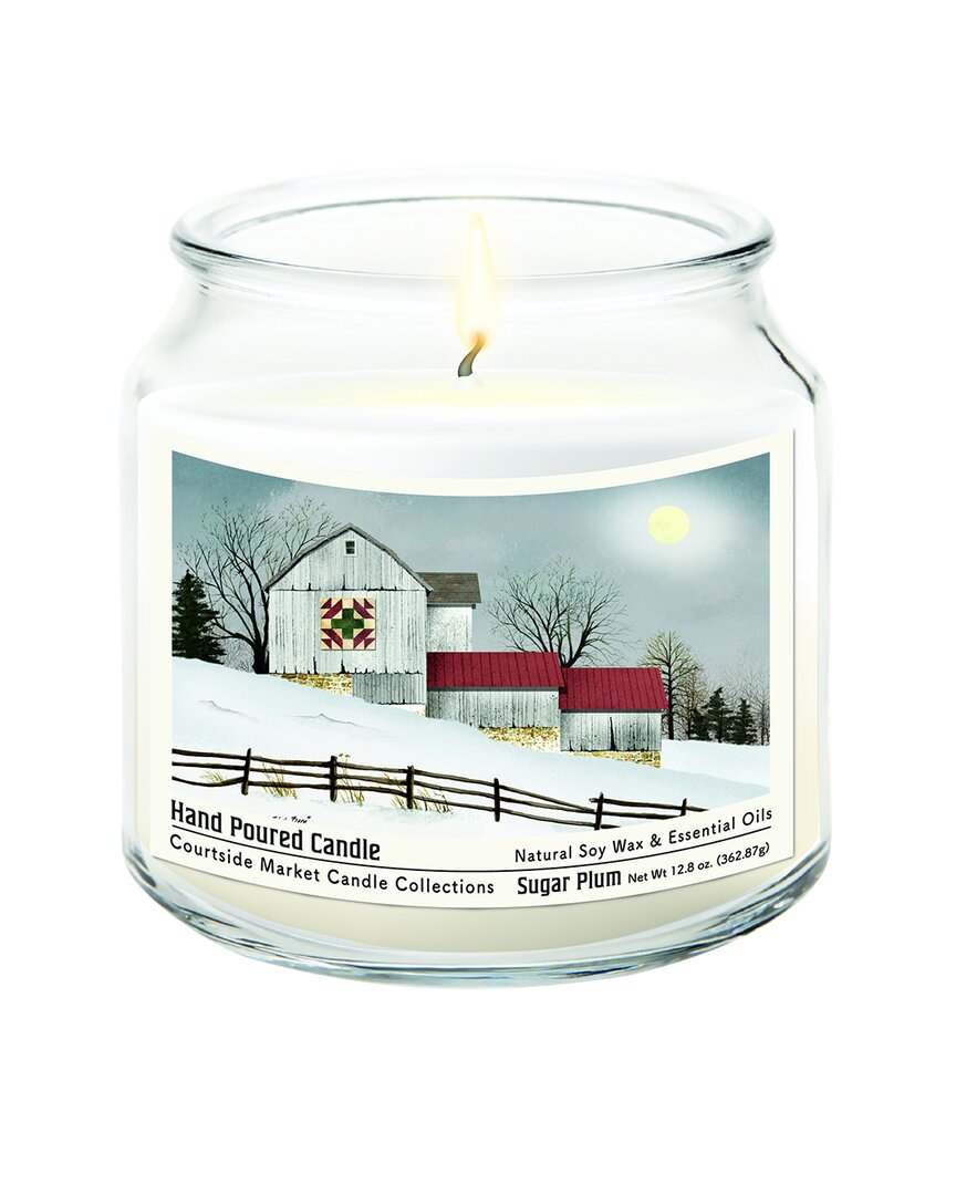 Courtside Market Wall Decor Courtside Market Quilted Barn Candle In Multi