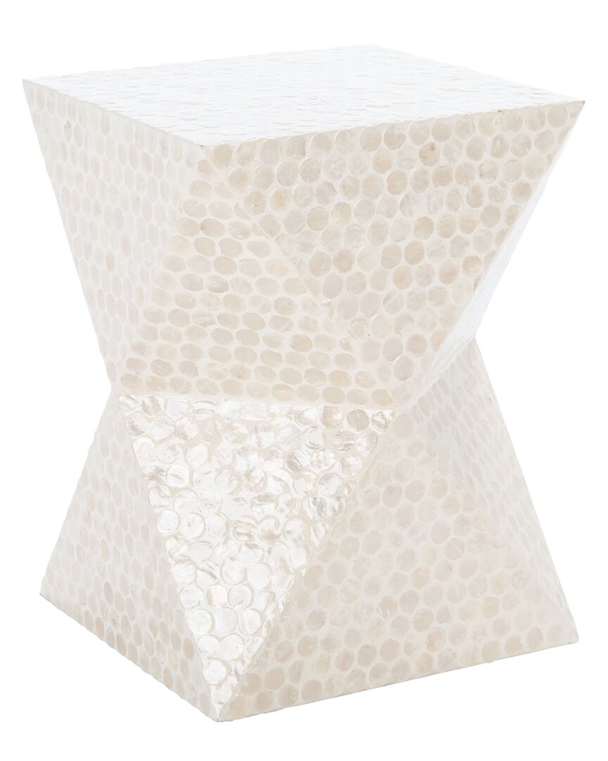 Safavieh Milan Accent Table In White