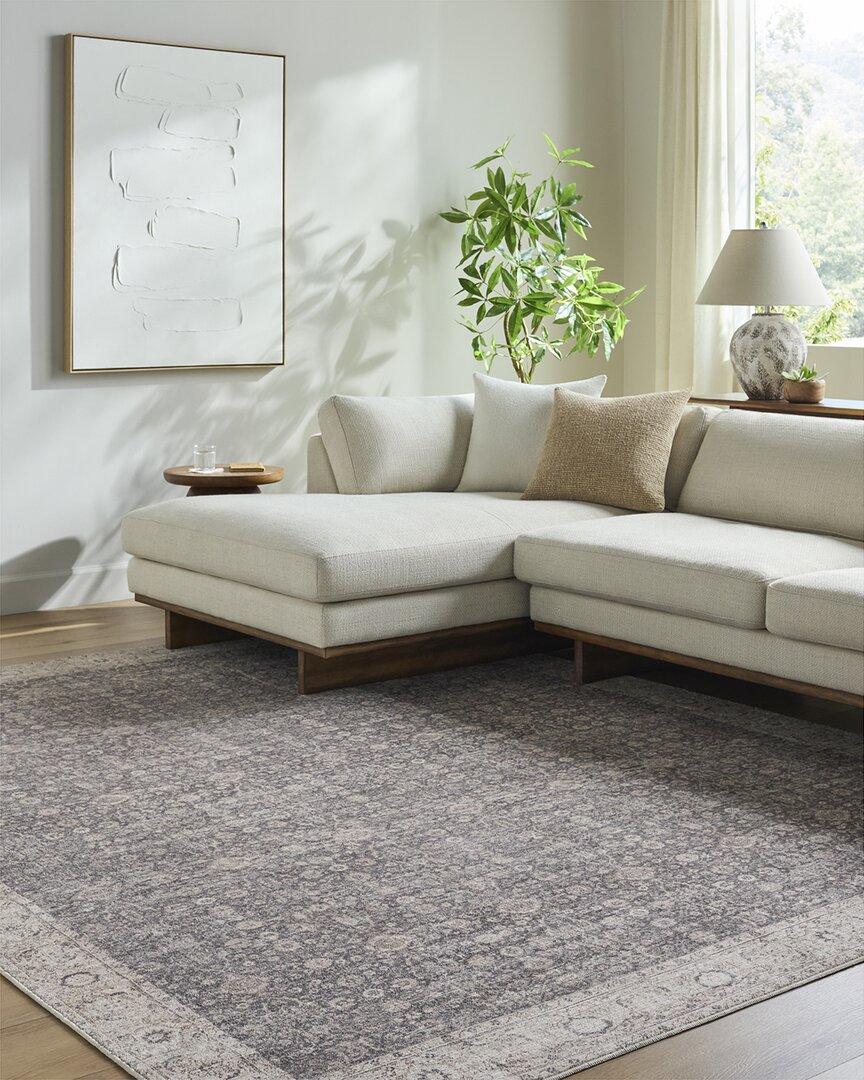 Livabliss Our Pnw Home X Rainer Charcoal Rug In Gray