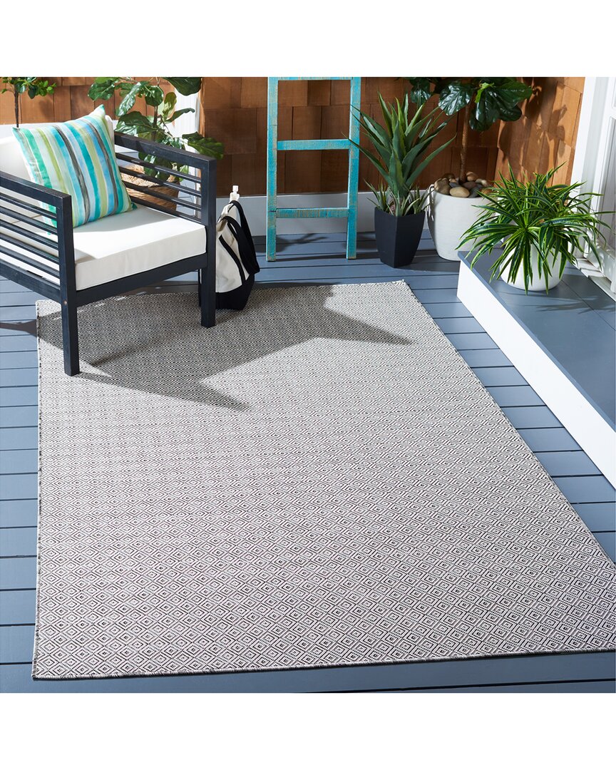 Safavieh Hampton Colonia Power-loomed Indoor/outdoor Rug In Gray