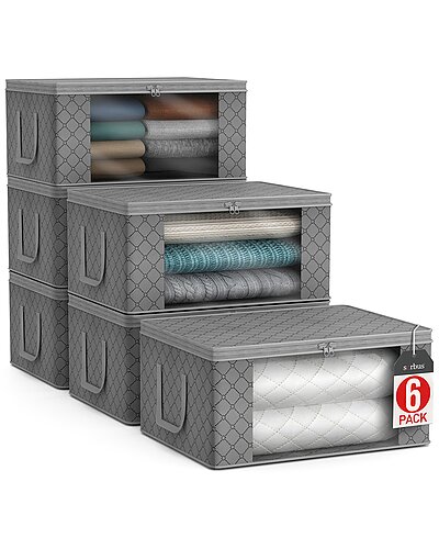 Sorbus Pack of 6 Storage Organize Bags