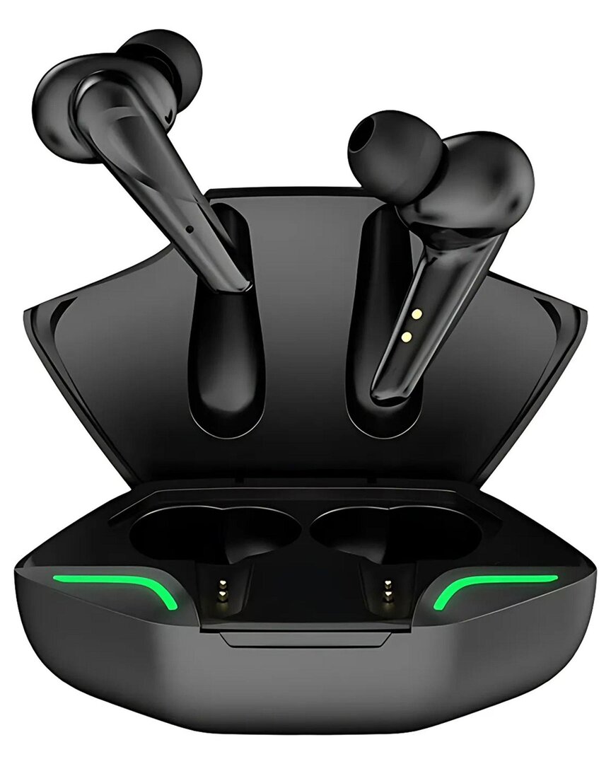 Kenro Tws Wireless Earbuds Bluetooth 5.2 With Led Lights In Black