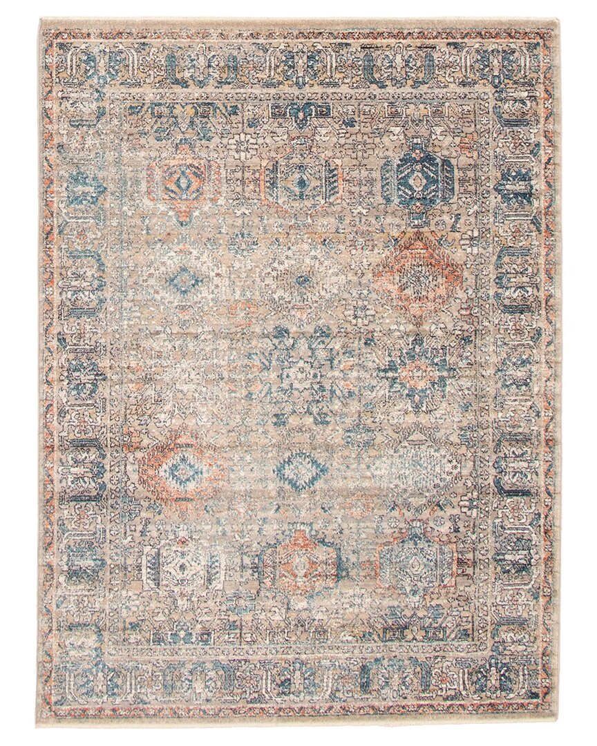 Shop Ecarpet Bolivia Yalameh Vintage Distressed Rug In Grey