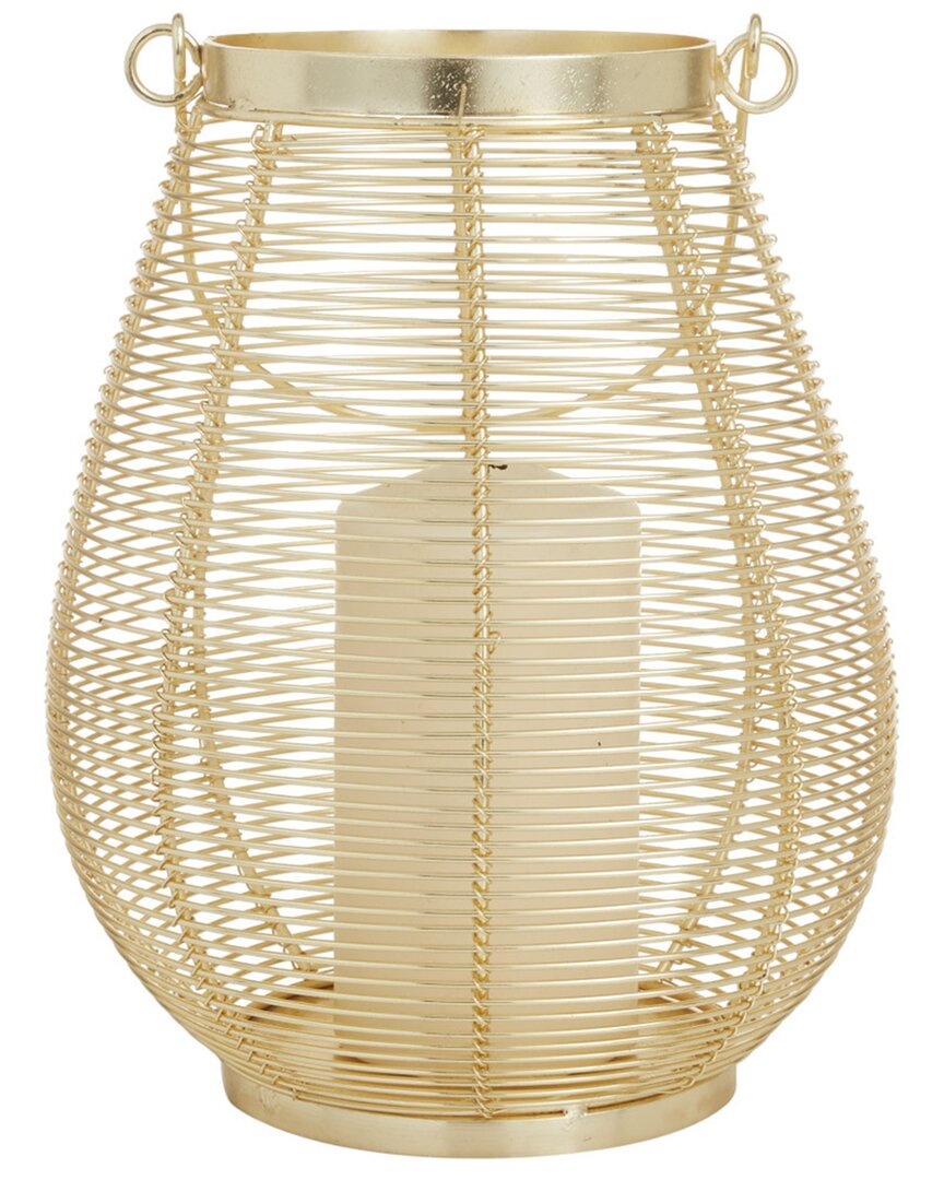 Peyton Lane Glam Lantern In Gold