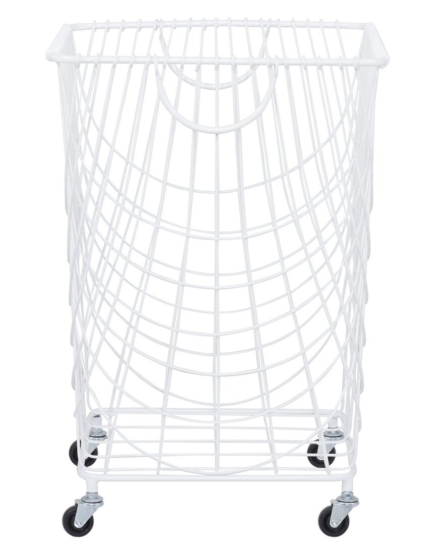 Peyton Lane French Country Storage Cart In White