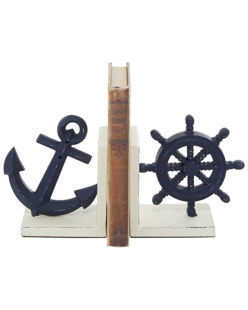 Peyton Lane Blue Coastal Bookends