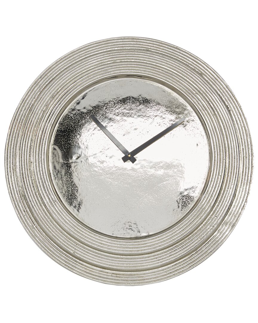 Peyton Lane Silver Glam Wall Clock
