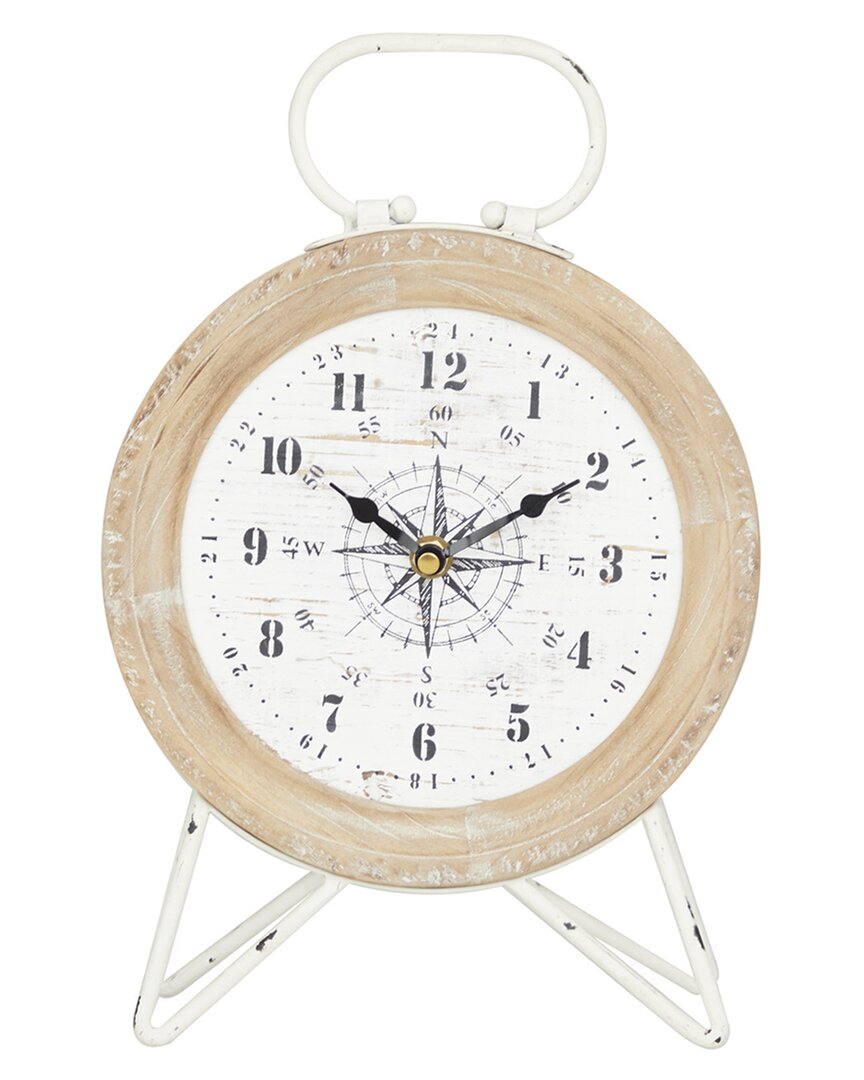 Peyton Lane Brown Eclectic Clock