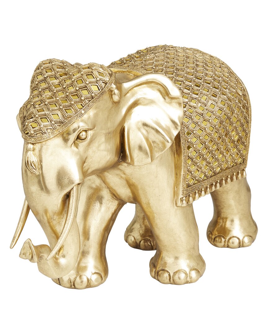 Peyton Lane Polystone Glam Sculpture In Gold