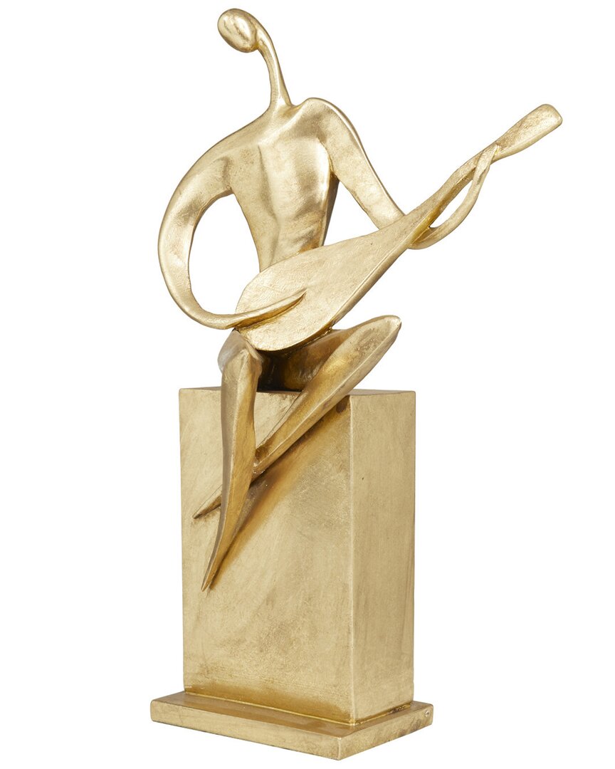 Peyton Lane Polystone Sculpture In Gold